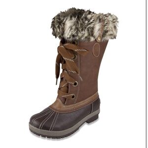 NWT London Fog Brown and Tan Women's Boots Sz 8